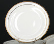 Service de table en porcelaine blanche e