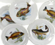 Service à poisson en porcelaine de Baviè