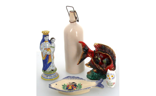 FAB Quimper - Petite chouette en faïence