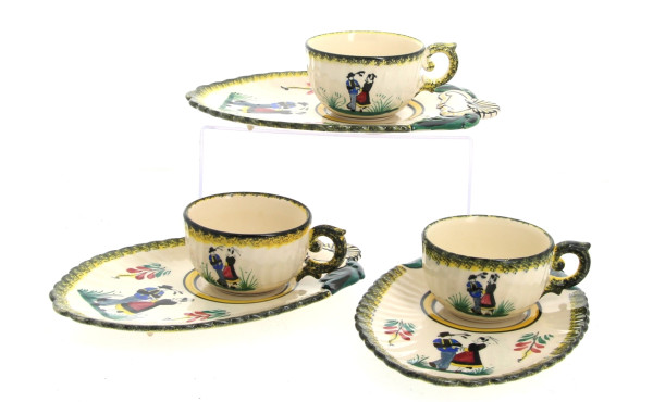 HENRIOT QUIMPER (marque au tampon) - 12 