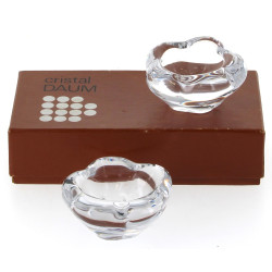 DAUM France - Paire de salerons en crist