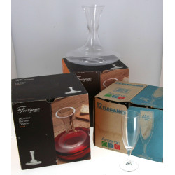 FONTIGNAC - Lot de 2 décanteurs à vin 75