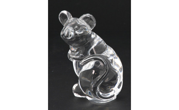DAUM France - "Souris", sujet en cristal