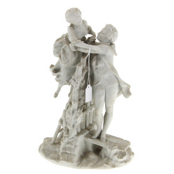 Paul DUBOY (1830-c.1887) "Couple galant 