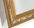 Miroir rectangulaire, encadrement doré, 
