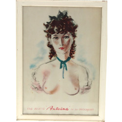 2 affichettes publicitaires parfums ANTO