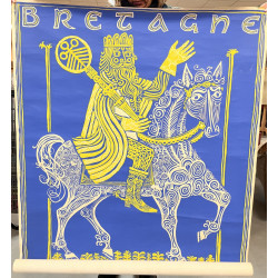 TOULHOAT - Affiche "Bretagne, Quimper - 