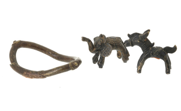 Bracelet de cheville africain + 2 petits