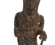 BENIN - Statuette en bronze figurant un 