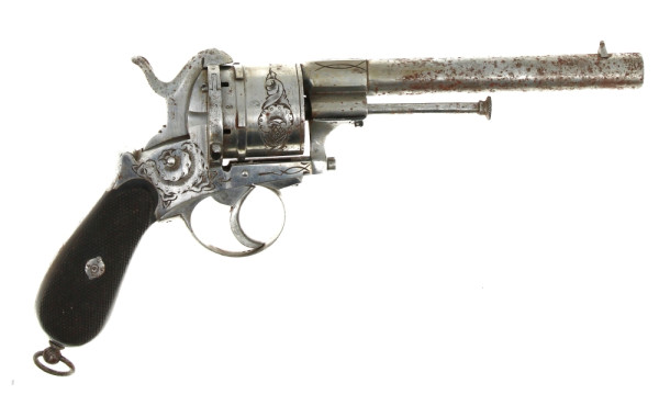 Revolver à broche système Lefaucheux, ca