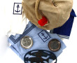 Lot d'éléments d'uniforme de marin de la