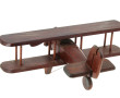 Avion biplan en bois L. 30 cm