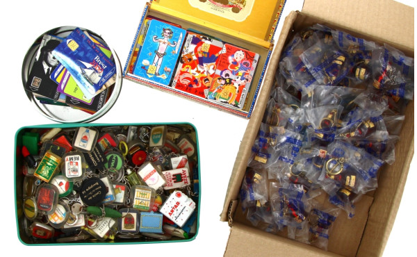 Collection de porte-clés publicitaires v