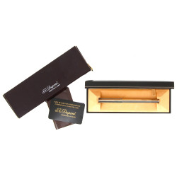 DUPONT - Stylo feutre en argent dans son