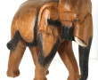 Eléphant décoratif en bois exotique L. 4