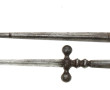 Stylet ou dague dite de vertu en acier, 