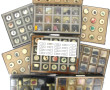 COLLECTION DE MINERAUX en 10 coffrets, c