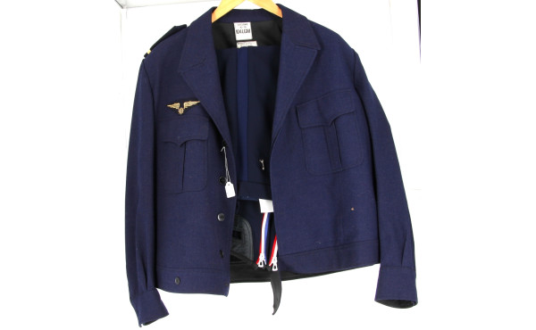 UNIFORME - Pantalon et blouson bleu mari