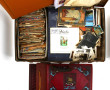 Valise ancienne garnie de photos familia