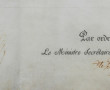Document ancien daté 1814, portant une n