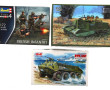 3 boites de maquettes 1/72 neuves (BTR-6