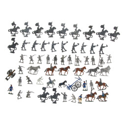 Figurines militaires en plomb coulé,non 