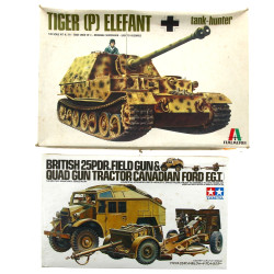 MILITARIA - 2 maquettes vintages neuves 