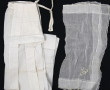 Lot de linge ancien comprenant 15 bavoir
