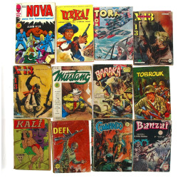 24 BD petit format des années 60/70 dont