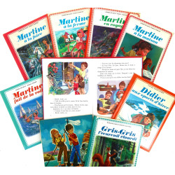 MARTINE - Lot de 6 MARTINE entre 1969 et