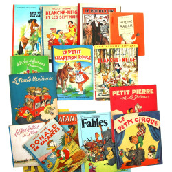 Lot de BD anciennes dont livres à systèm