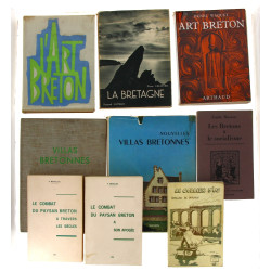 BRETAGNE - 15 livres divers