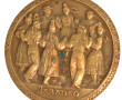Médaille de table en bronze par Georges 