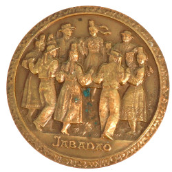 Médaille de table en bronze par Georges 