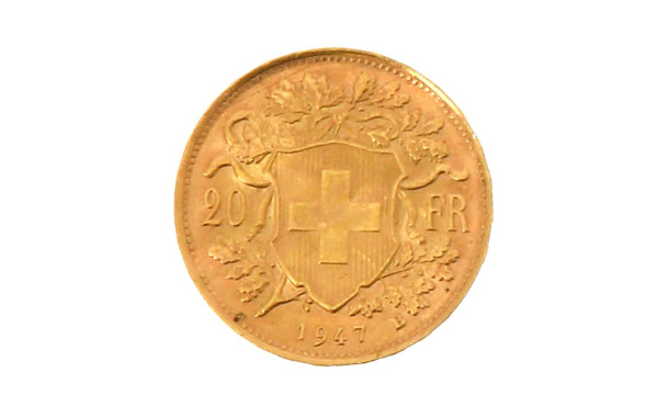 20 fr suisse or 1935