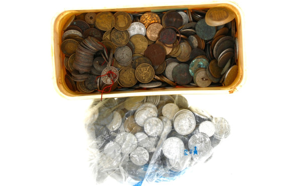Vrac de monnaie France (essentiellement)