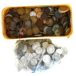 Vrac de monnaie France (essentiellement)