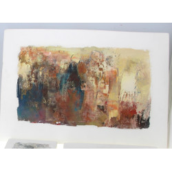 KAHN (Xxè-XXIè) - "Abstractions", 3 œuvr