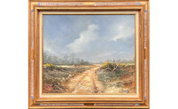 Dany LUCAS (1942-2011) "Paysage en Finis