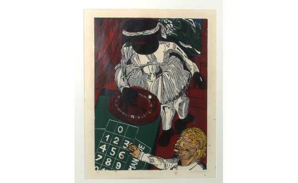 Michel LASSERRE (1947) "La roulette du c