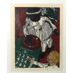 Michel LASSERRE (1947) "La roulette du c