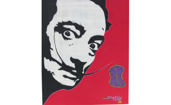 DAMIAN (XX-XXI) "Portrait de Dali et mon