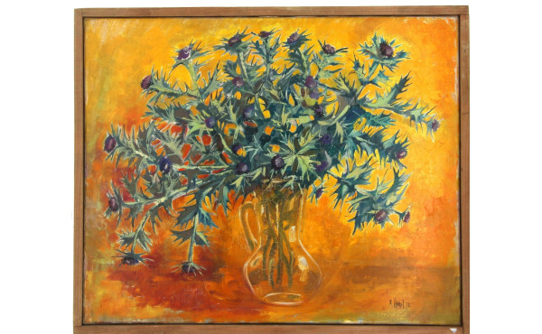 Roger HAROT (1928-2003) "Bouquet de char