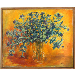 Roger HAROT (1928-2003) "Bouquet de char