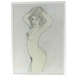 Claude ROUSSEAU (Xxème) "Nu féminin, les