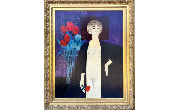 Claude ROUSSEAU (Xxème) "La noiseuse", a