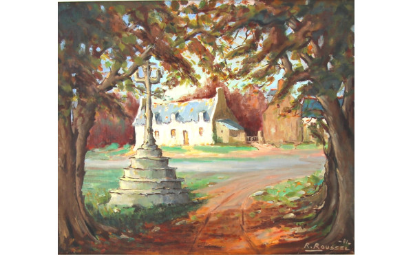 R. ROUSSEL (Xxème) "Calvaire de St Germa