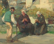 Emile SIMON (1890-1976) "Les tricoteuses