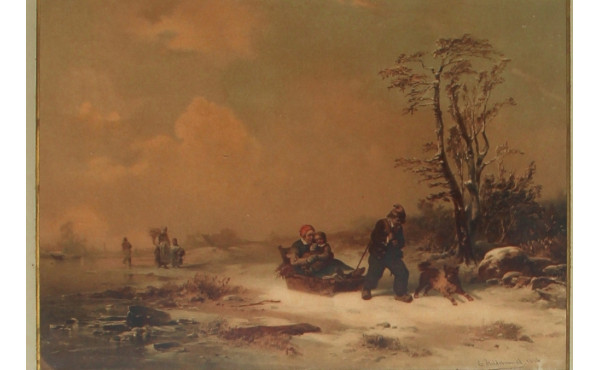 Eduard HILDEBRANDT (1817/18-1869) "Paysa