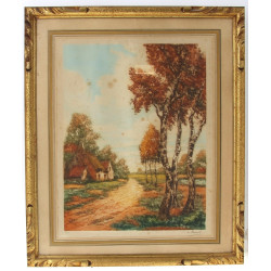 Ecole Française début Xxème "Paysage de 